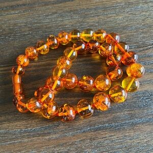 Baltic Amber Stones - 22” Necklace